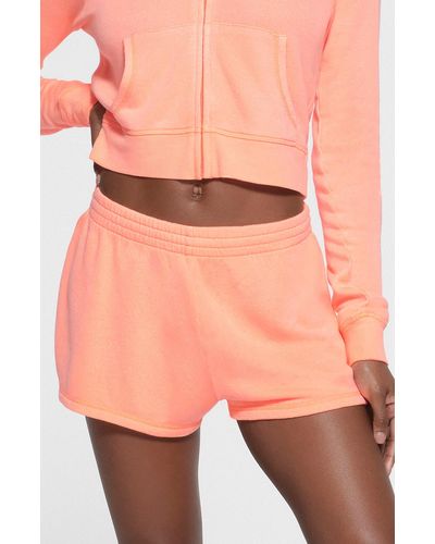 Skims Light French Terry Loose Shorts - Pink