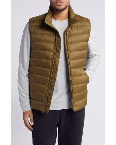 Reigning Champ Water Repellent 750 Fill Power Down Vest - Natural