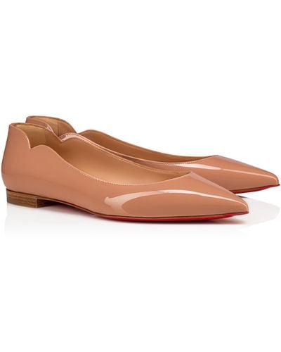 Christian Louboutin Hot Chickita Pointed Toe Flat - Brown