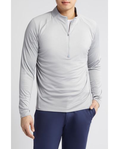 Peter Millar Cloudglow Performance Pullover - White