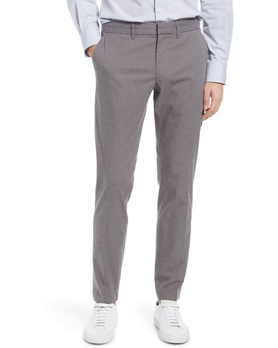 Nordstrom Slim Fit Coolmax® Flat Front Performance Chinos - Gray