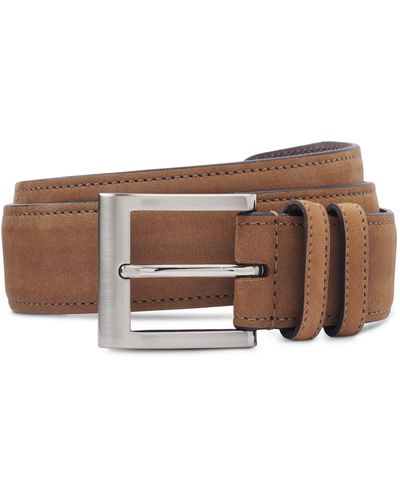 Allen Edmonds Wide Leather Belt - Brown