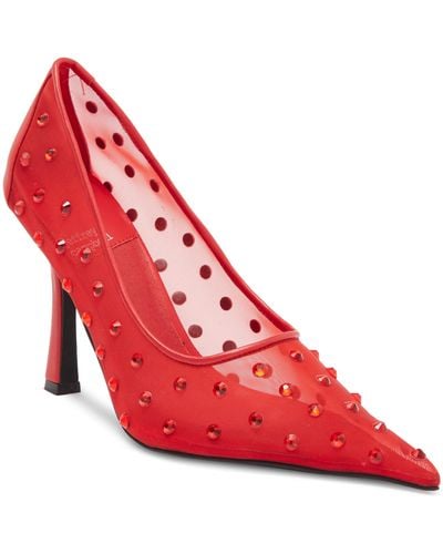 Jeffrey Campbell Genisi Pointed Toe Pump - Red
