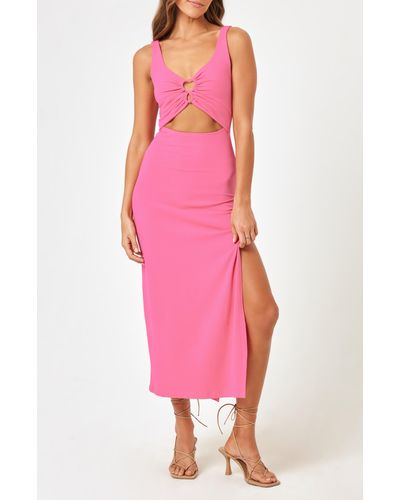 L*Space Camille Cover-up Dress - Pink