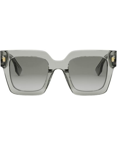 Fendi The Roma 50mm Square Sunglasses - Gray