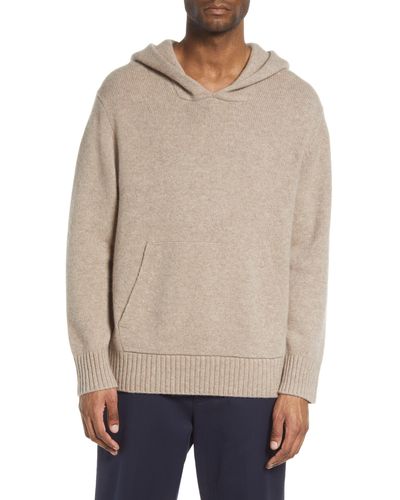 Vince Wool & Cashmere Hoodie - Natural