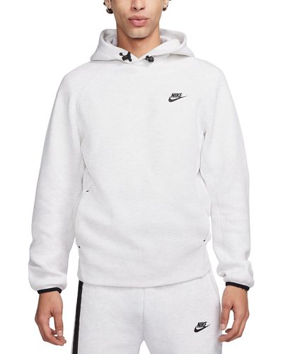 Nike Tech Fleece Pullover Hoodie - White