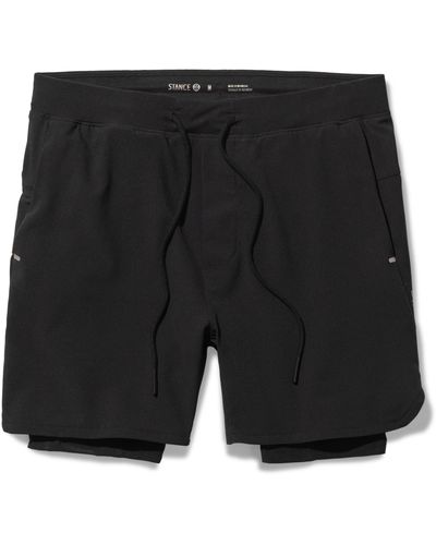 Stance Flux Liner Athletic Shorts - Black