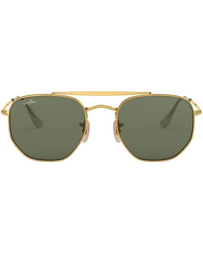 Ray-Ban 51mm Polarized Square Sunglasses - Green