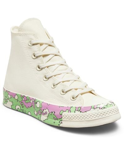 Converse Chuck Taylor® Floral High Top Sneaker - White