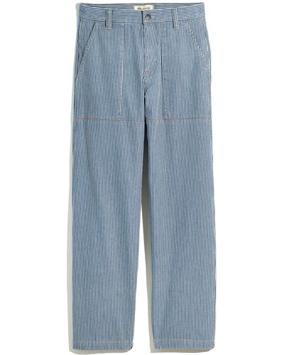 Madewell baggy Surplus Pants - Blue