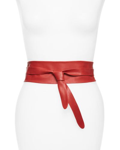 Ada Classic Wrap Belt - Red