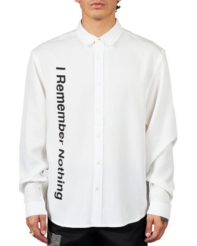 Pleasures Nothing Button-down Shirt - White