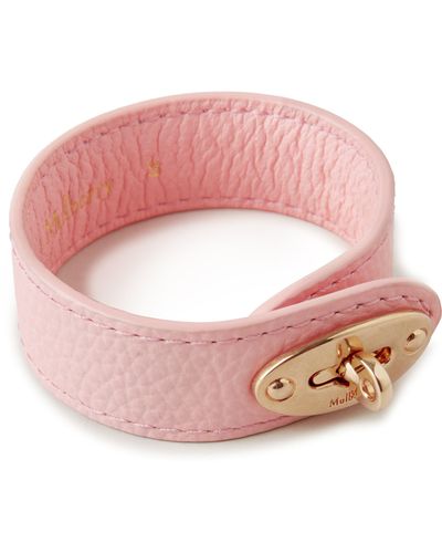 Mulberry Bayswater Leather Bracelet - Pink