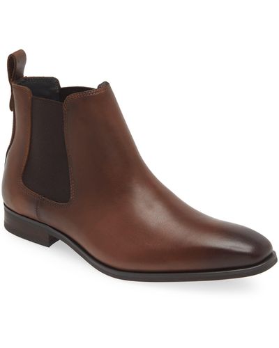 GIFENNSE Mens Chelsea Boots Leather Dress Boots for