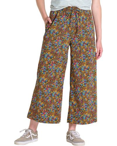Toad & Co. Sunkissed Performance Wide Leg Crop Pants - Multicolor