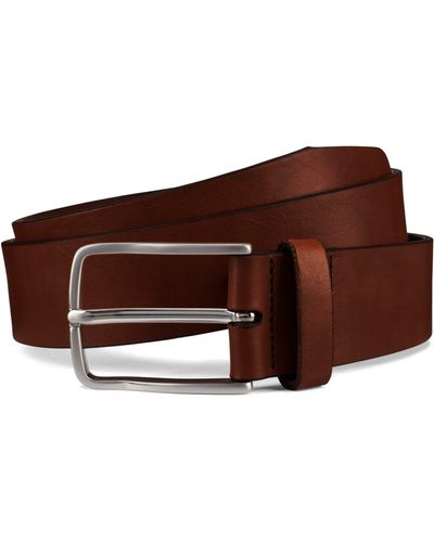 Allen Edmonds Broadway Avenue Leather Belt - Brown