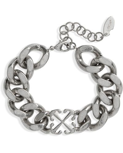 Off-White c/o Virgil Abloh Arrows Curb Chain Bracelet - Metallic