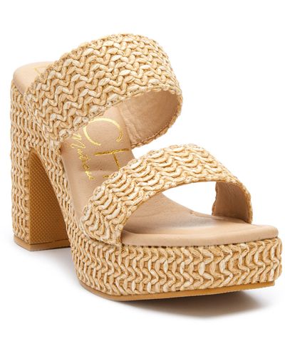 Matisse Gem Platform Sandal - Natural