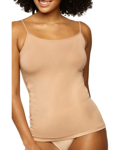 Felina Scoop Neck Knit Camisole - Natural