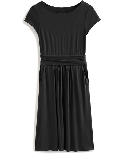 Boden Amelie Print Jersey Dress - Black