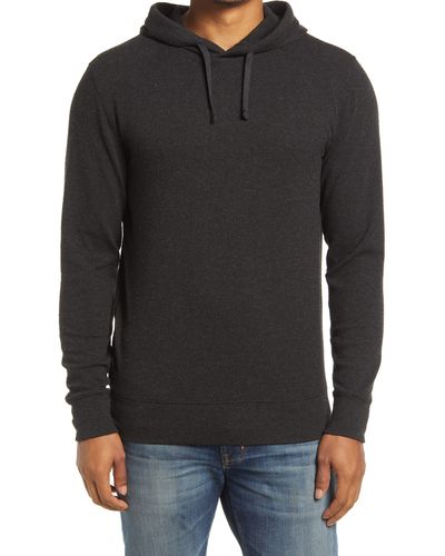 Faherty Legend Hooded Sweater - Black