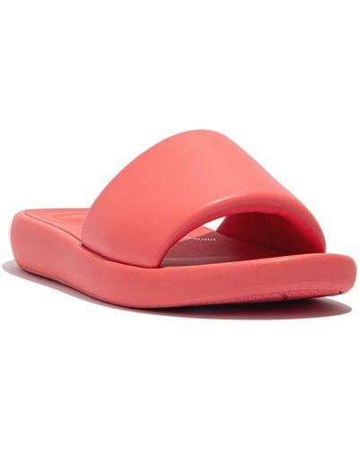 Fitflop Iqushion D-luxe Slide Sandal - Red