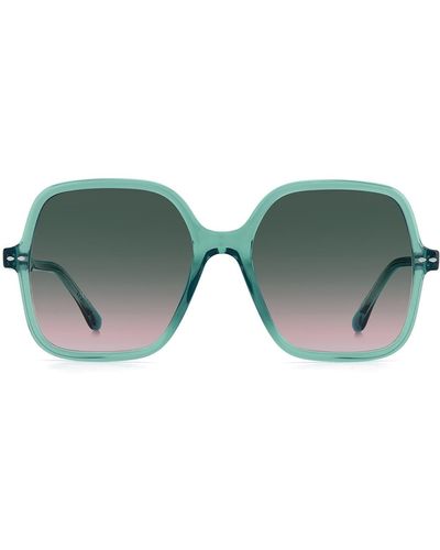 Isabel Marant Square Sunglasses - Green