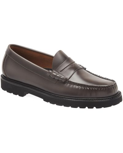 G.H. Bass & Co. Larson Lug Sole Penny Loafer - Gray