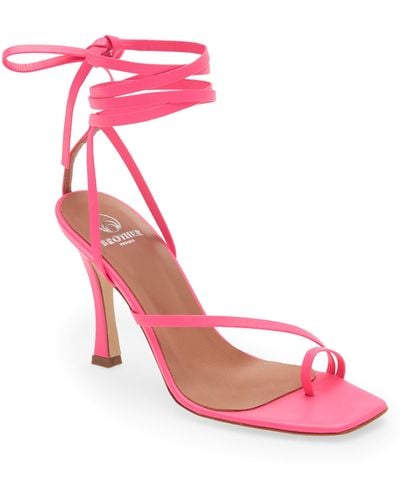 Brother Vellies Bike Ankle Strap Sandal - Pink