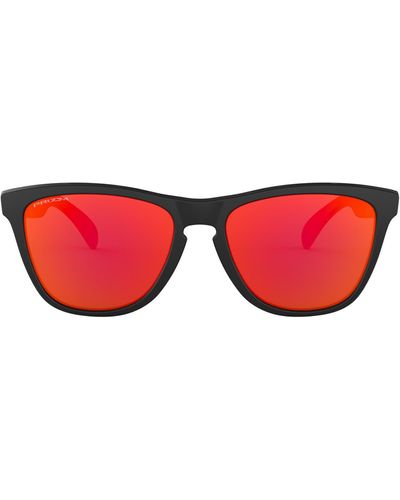 Oakley Frogskins 54mm Rectangular Sunglasses - Red
