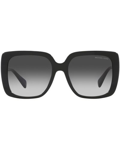 Michael Kors Mallorca 55mm Gradient Square Sunglasses - Black
