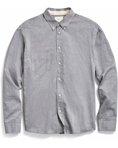 Billy Reid Arnie Oxford Button-down Shirt - Gray