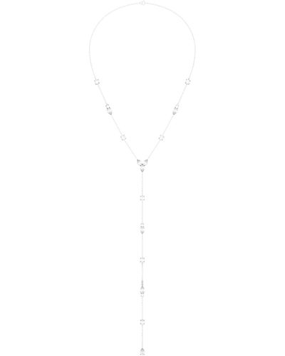 HauteCarat Lab Created Diamond Y-necklace - White