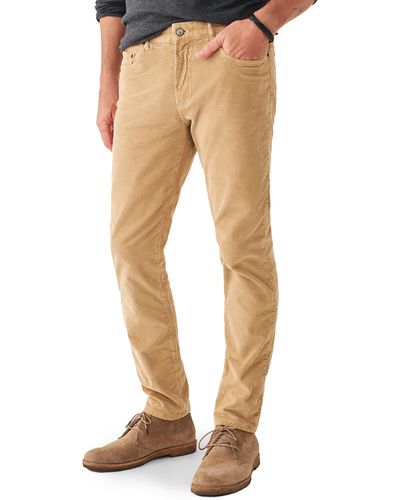 Faherty Stretch Corduroy Pants - Natural