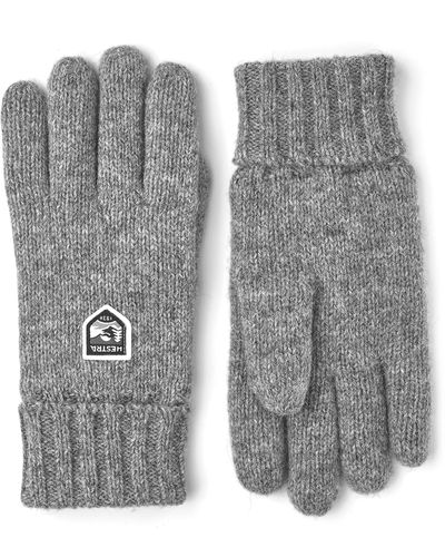 Hestra Wool Blend Gloves - Gray