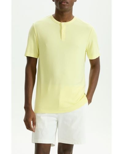 Theory Gaskell Solid Henley - Yellow