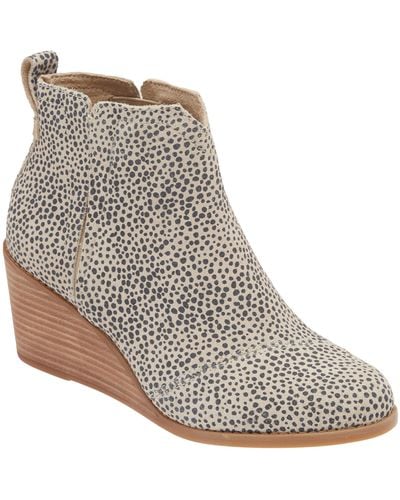 TOMS Clare Wedge Bootie - Natural