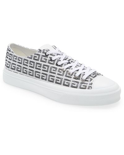 Givenchy City Low 4g Logo Sneakers - White