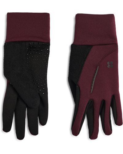Sweaty Betty Run Gloves - Purple