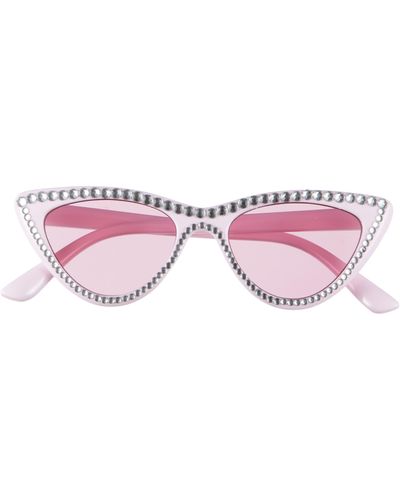 BP. 50mm Cat Eye Sunglasses - Pink