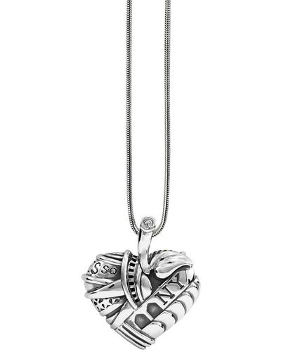 Lagos Hearts Of New York Long Pendant Necklace - White