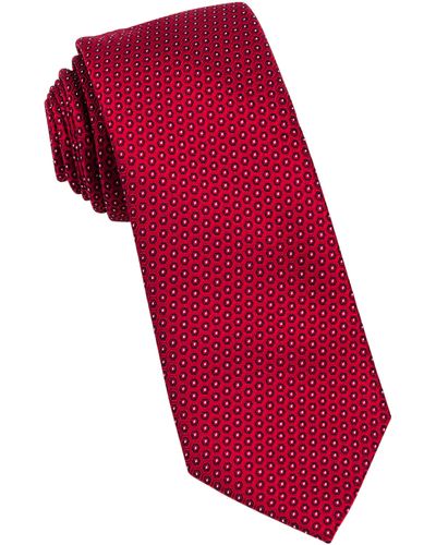 W.r.k. Neat Silk Tie - Red