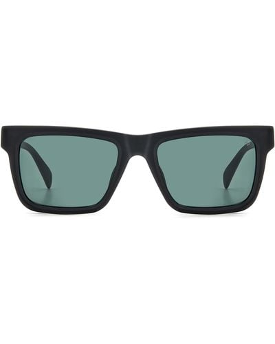 Rag & Bone 54mm Rectangular Sunglasses - Green