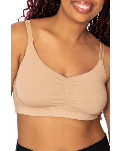 AnaOno Monica Full Coverage Post-surgery Pocketed Wireless Bra - Brown