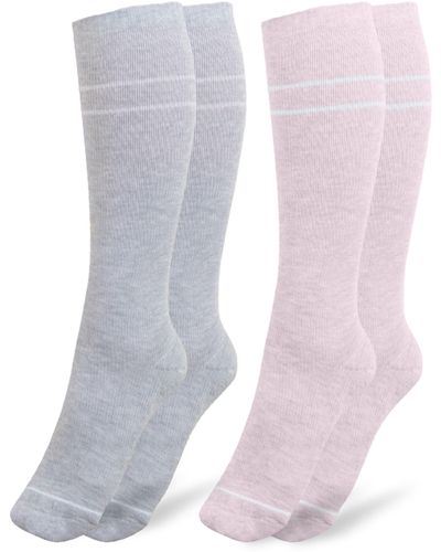 Kindred Bravely Premium Compression Knee High Maternity Socks - White