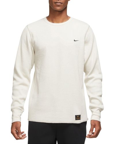 Nike Heavyweight Waffle Knit Top - White