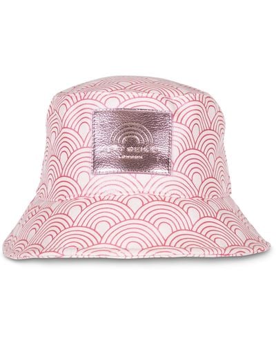 Kurt Geiger Rainbow Print Bucket Hat - Pink