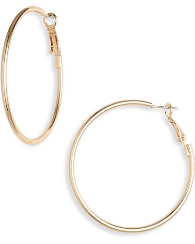 BP. Hoop Earrings - Metallic