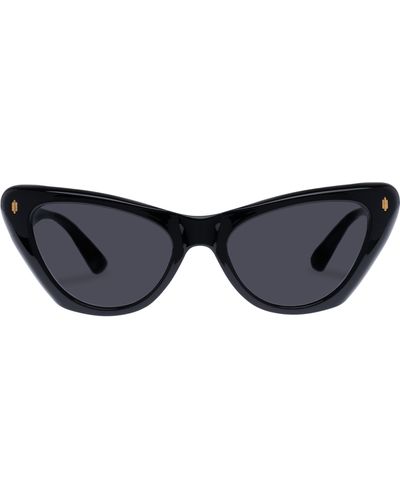 Aire Linea 54mm Cat Eye Sunglasses - Black
